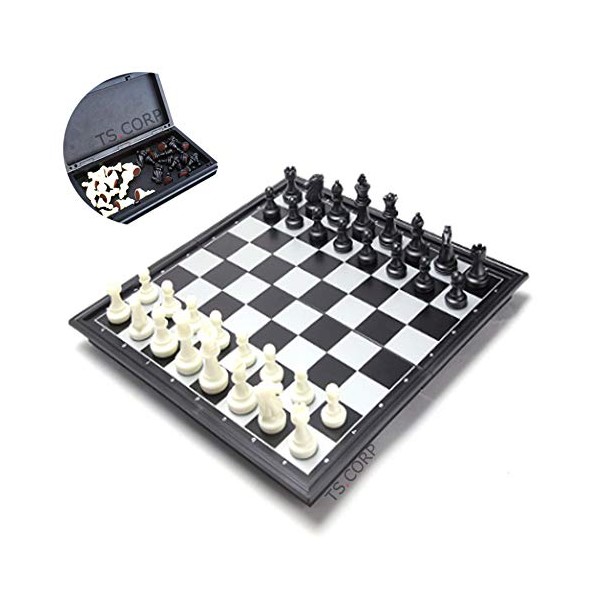TS.CORP Magnetic Chess Board, Folding Chess Set, Japanese Instruction Manual