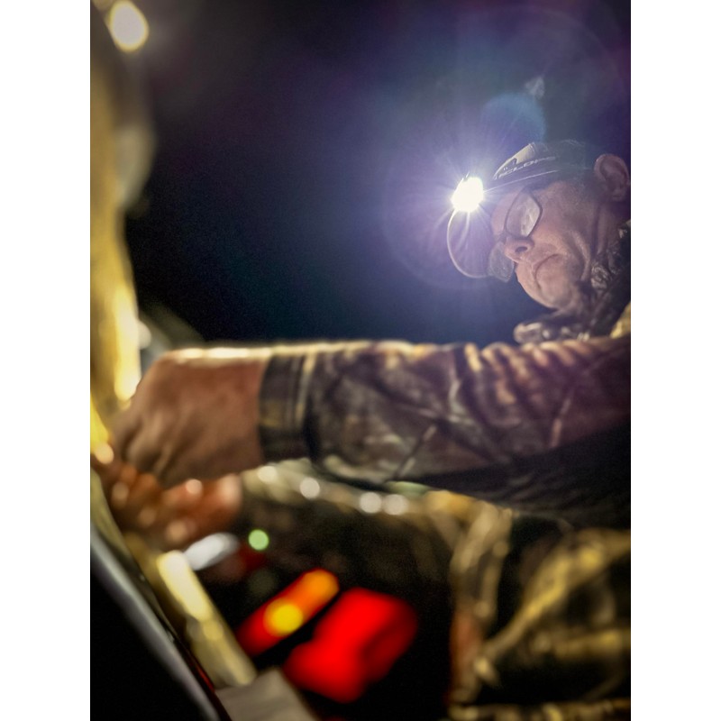 CYCLOPS 210 Lumen Headlamp, Tactical Durable Lightweight Compact Adjustable Stretch