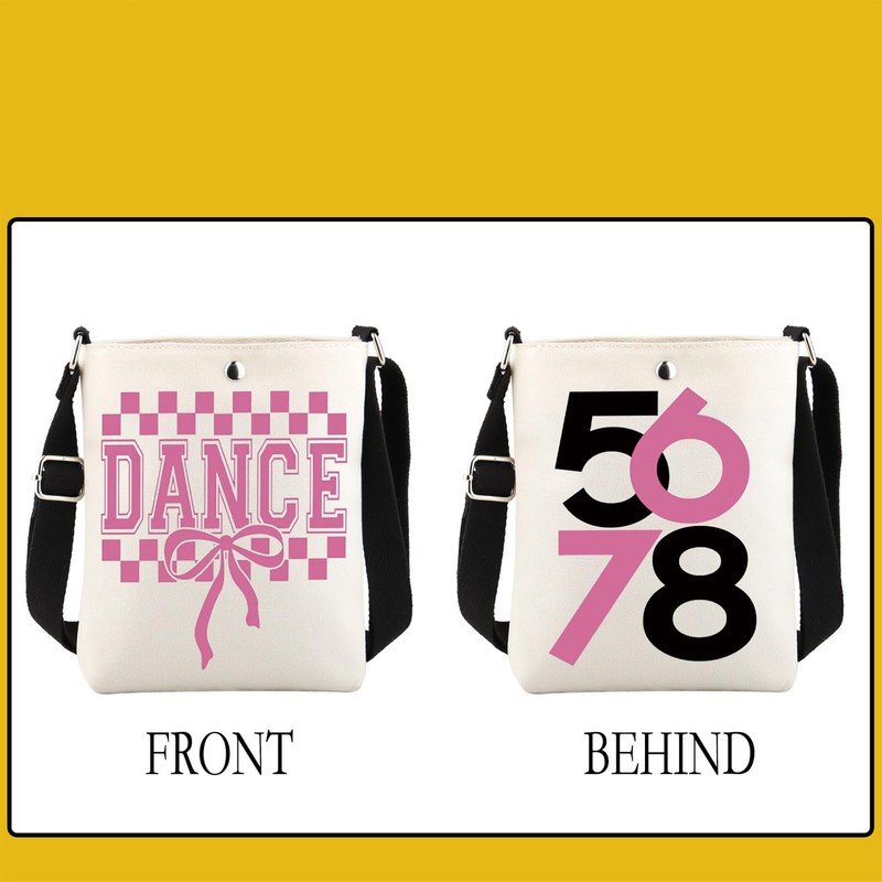KUIYAI Dancer Crossbody Bag Dancing Lover Gift Dance Team Gift