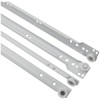 Hickory Hardware P1700/16-W 16-Inch Bottom Mount Euro Drawer Slide, White,1