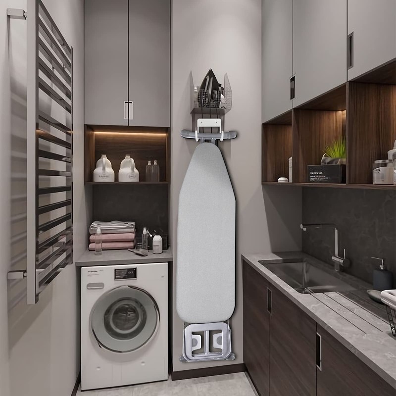 RIUOTA Ironing Board Wall Mount Ironing Board Hanger Wall Mount