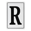 M METERXITY Aluminum Letter Sign R, 11.8 Inch House Numbers