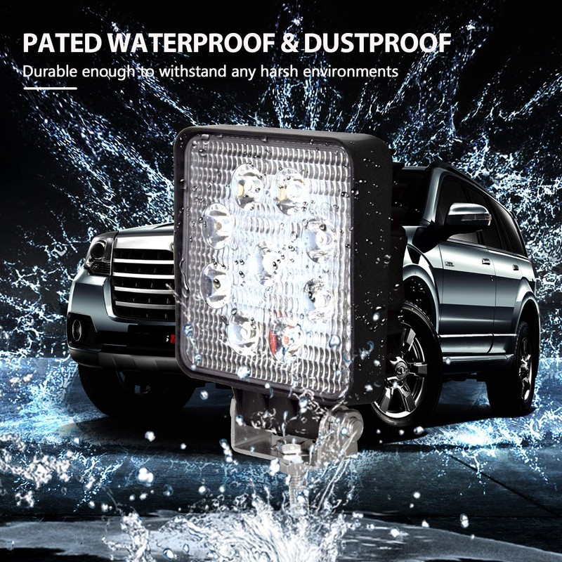 Willpower LED Headlight Offroad 2 Pieces 10 cm 4 Inch