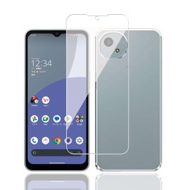 Compatible AQUOS Wish 4 SH-52E Case + Glass Film, Made by Nippon Asahi Glass Film, Tempered Glass, 9H Hardness, High Transmittance, Shatterproof, Anti-Fingerprint, Bubble Free, Automatic Adhesion,