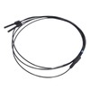 2PCS Fiber Optic Sensor 0‑46mm Detection Distance Tube Reflective Optical
