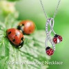 POPLYKE Ladybug Gifts for Mother Daughter 925 Sterling Silver Ladybug