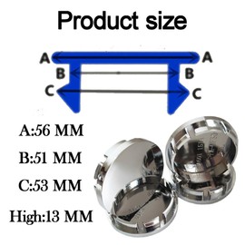 Pack of 8 Compatible Alloy Wheels Hub Caps Wheel Hub Caps Car Wheel Centre Hub Caps Universal Hub Caps for Wheel Hubs Wheel Hub Caps Universal