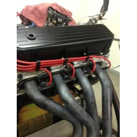 8pc. Billet Ignition Wire Loom Set Black. Best looking/ function MADE U.S.A.