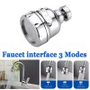 3-Speed 360° Rotatable Adjustment Faucet Extension Water Saving Kitchen Faucet