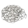 sourcing map Stainless Steel 304 Hardened Proof Coil Chain 1m