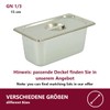 HOOZ GN Container 1/3 Stainless Steel, 100 mm Height, Food