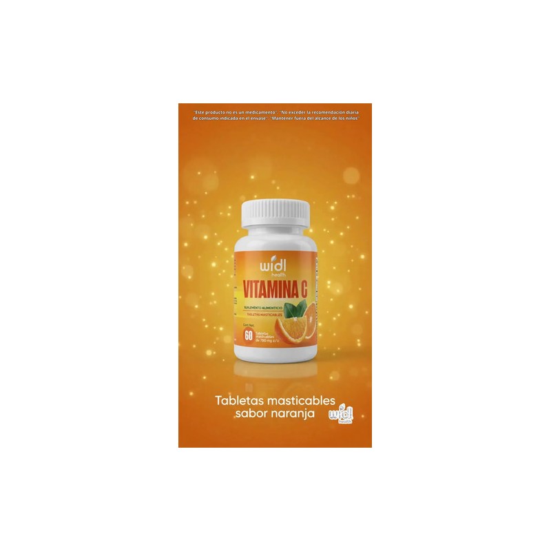 Vitamina Widl Health Tab Masticable Naranja Promo