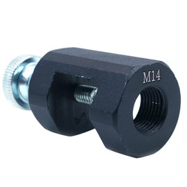 CENPEK Universal Precision Car Spark Plug Gap Tool Billet Aluminum Spark Plug Caliper Threaded Spark Plugs (14mm)