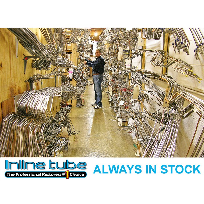 Inline Tube (E-5-3 Rear Drum Wheel Cylinder Compatible with 1967-77