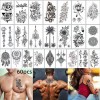 MINI BOXX 60 Tatuajes Tattoo Temporales Falso Letras Flor Brazo