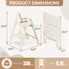 GameGem 2 Step Ladder Folding Step Stool with Wide Anti-Slip