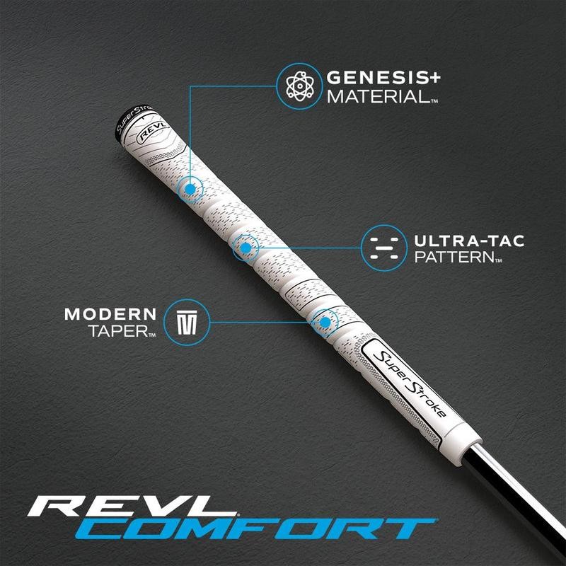 REVL Comfort Club Grip:_White_Midsize