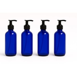NilocG Aquatics Aquarium Dosing Bottles, 500ml (4x Blue 500ml Bottles with 1ml Pump)