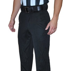 Smitty | FBS-179 | 4-Way Stretch Solid Black Lacrosse Pants | Referee's Choice (40)