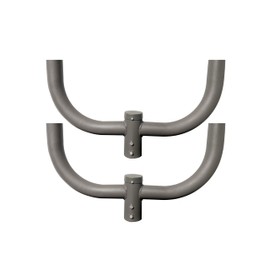 2 Pack Bullhorn Bracket for 4 Parking Lot Light in 2 3/8 Inch Slip Fitter for LED Street Light