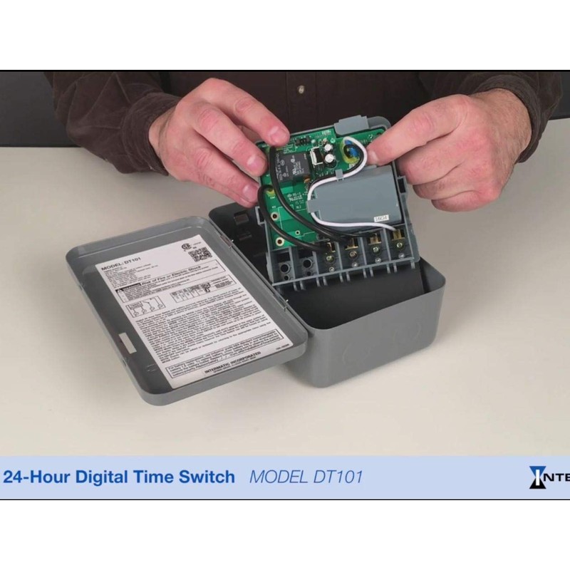 Intermatic 20-Amp 24-Hour SPST 1-Circuit Digital Time Switch DT101