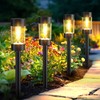 Eyrosa Solar Lights Outdoor, 12 Pack Waterproof Solar Landscape Lighting