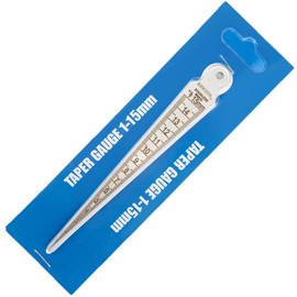 KEWAYO Taper Gauge 1-15mm Stainless Steel Taper Gauge Welding Gauge Inch & Metric Probe Holes Measuring Tool