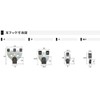 Fukuikinzokukogei Safety Stainless Steel X Hook, Small, Pack of 5,