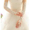 Rhinestone Fingerless Bridal Glove Lace, Black Glove,Bridal Prom For Wedding