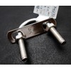 WAKI BK-702 Stainless Steel U-Bolt Set, 1/4" x 25mm