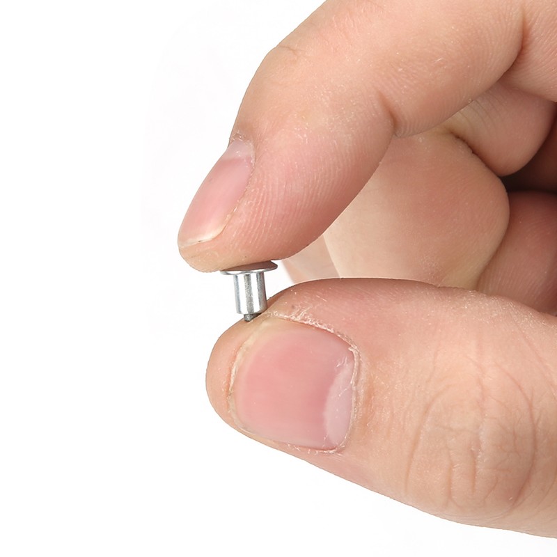 100Pcs 6.5mm 0.3in Wheel Tire Stud Screws Anti Slip Nails
