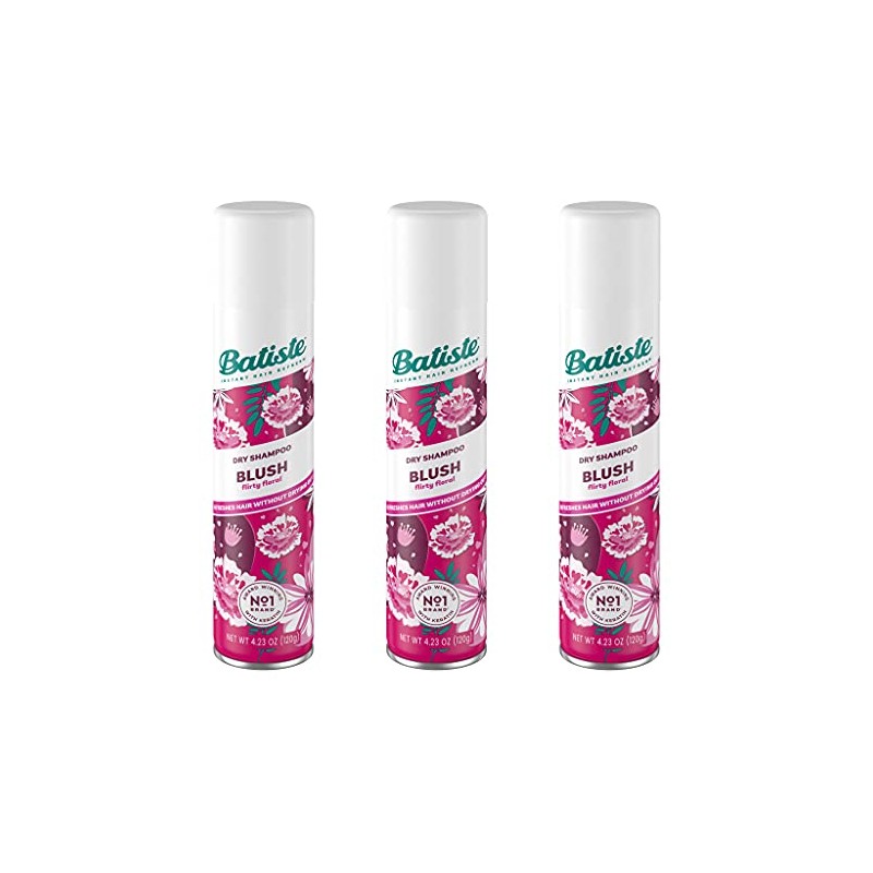 Batiste Dry Shampoo, Blush Fragrance, 3 Count