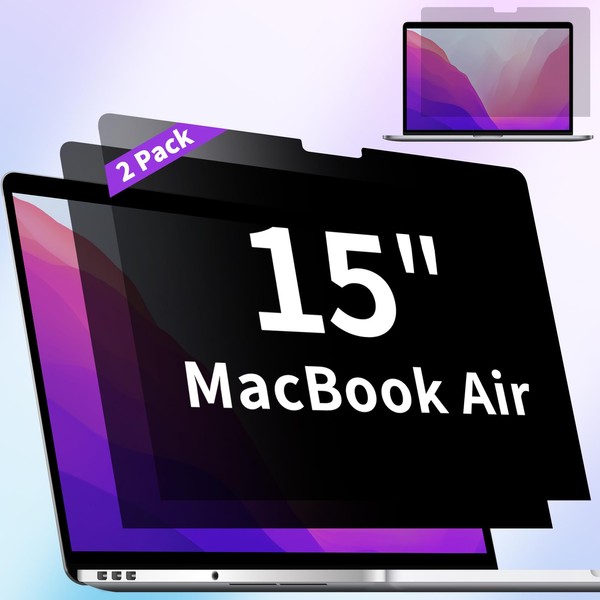 ANTOGOO V 2 Pack Privacy Screen Compatible with MacBook Air