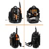 ROLLINGDOG Painter Backpack - Heavy Duty Multifunctional Tool Backpack Fits