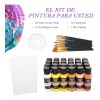 DREAMINHEART Kit De Pintura Acrílica De 24 Colores, 60 Ml