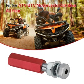 JAVIK Quick Release Flag Pole Holder Red Hold 1/4'' Flag Poles Compatible with All ATV UTV Motorcycle Dirt Bike All Year
