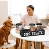 Niciksty Dog Treat Container for Countertop, Dog Food Storage Container