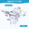 PAGOW 3mm 1/8 Inch Shelf Support Peg, Clear Cabinet Shelf