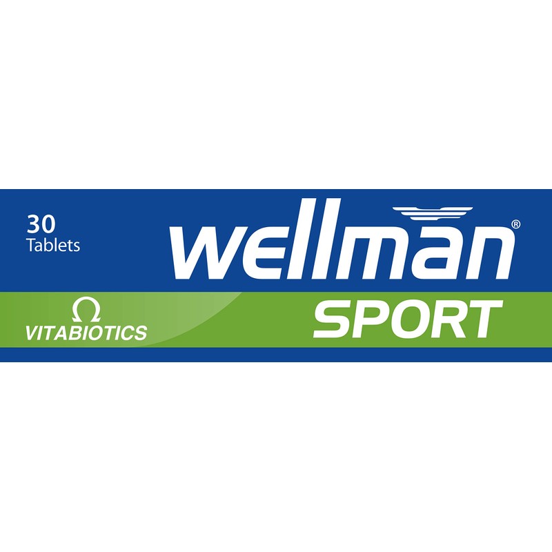 Multivitamin Tablets for Men Vitabiotics Wellman Sport, 30 Tablets (Pack