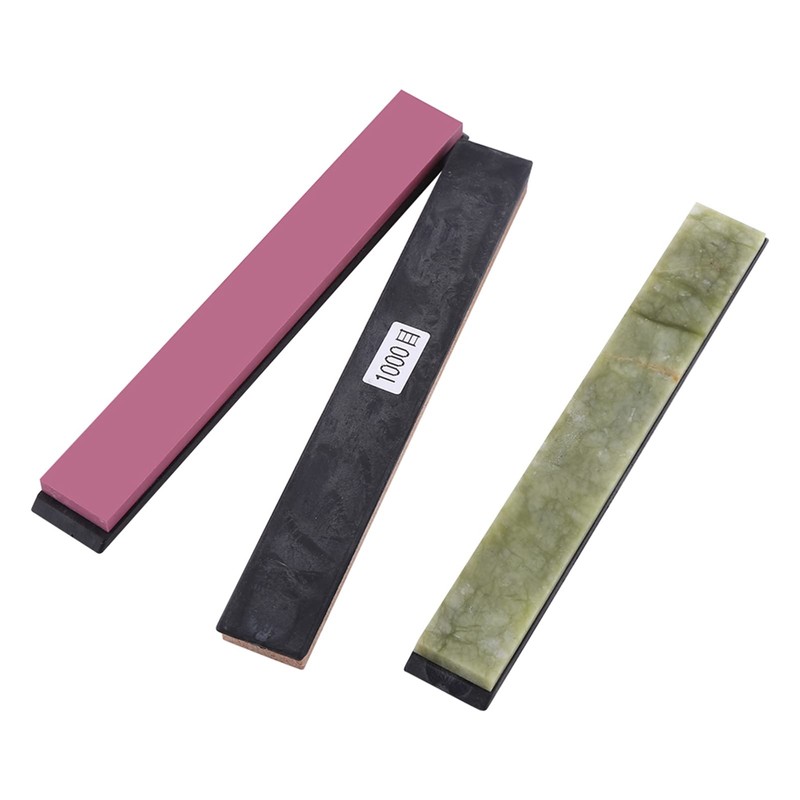 Sharpening Stone, 8Pcs Sharpening Whetstone Set with Base for Sharpening
