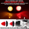 2 Amber + 2 Red Ledvillage 2 Inch 12V DC