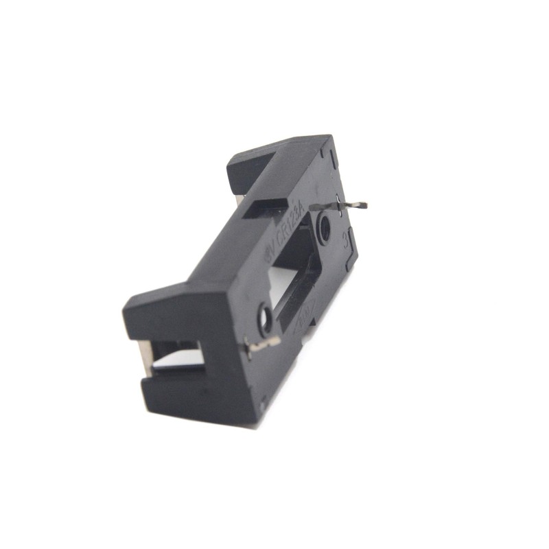 LampVPath (Pack of 5 CR123A Battery Holder Box Clip Case