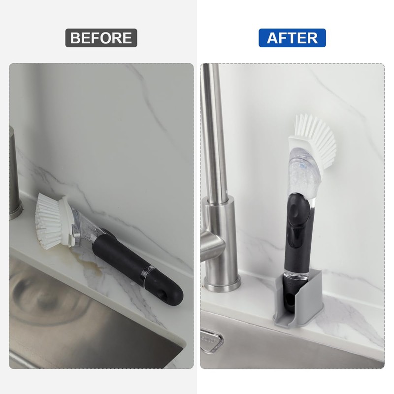 LANMU Dish Brush Holder Compatible with OXO Soap Dispensing Brush