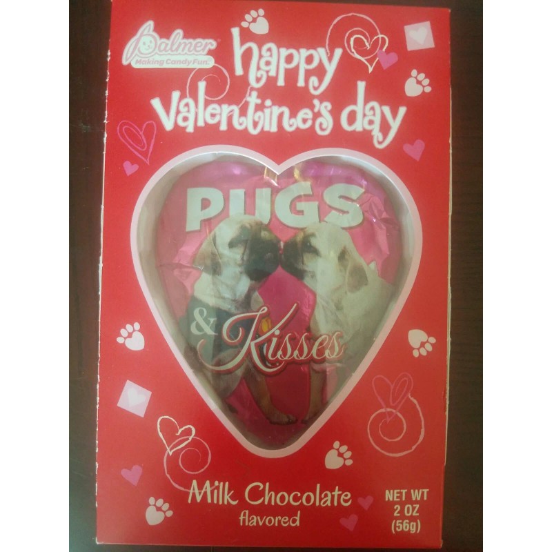 Palmer Happy Valentine's Day Milk Chocolate 2 Oz Hearts