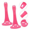 minkissy 2pcs Handheld Pedicure Scrubber for Dead Skin Removal Callus