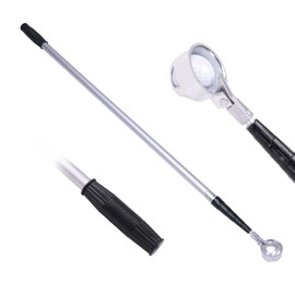 HOW TRUE Stainless Telescopic Extendable Golf Ball Retriever for Water, 18 Foot Maximum Length