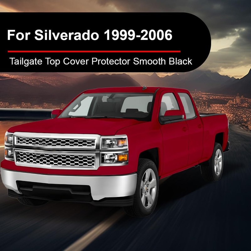 G-PLUS Tailgate Cap Top Protector Cover Compatible with 1999-2007 Chevy
