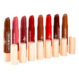 Set Labial Indeleble Mate Italia Deluxe Locked In Place 8pzs                                                                                          