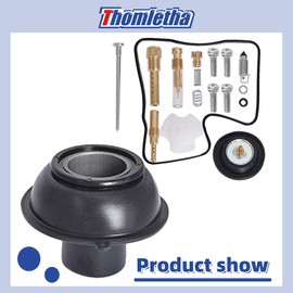Thomletha Motorcycle Carburetor Carb Repair Kit with Diaphragm Vacuum Air Cut Off Valve Replacement for Honda Steed VT VLX 600 1994-1999 2000-2003