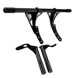 Mofun Driver Highway Peg Bar Crash Bar with Passenger Foot Peg Crash Bars Compatible with Harley Softail Street Bob FXBB, Low Rider FXLR/FXLRS/FXLRST 2018-2024